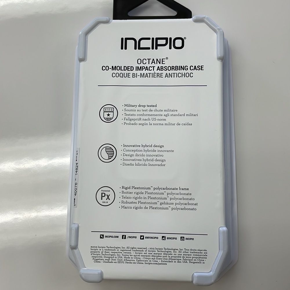 NEW iPhone 6 Plus, 6S Plus INCIPIO OCTANE Impact Absorbing Clear Case - Picture 9 of 9